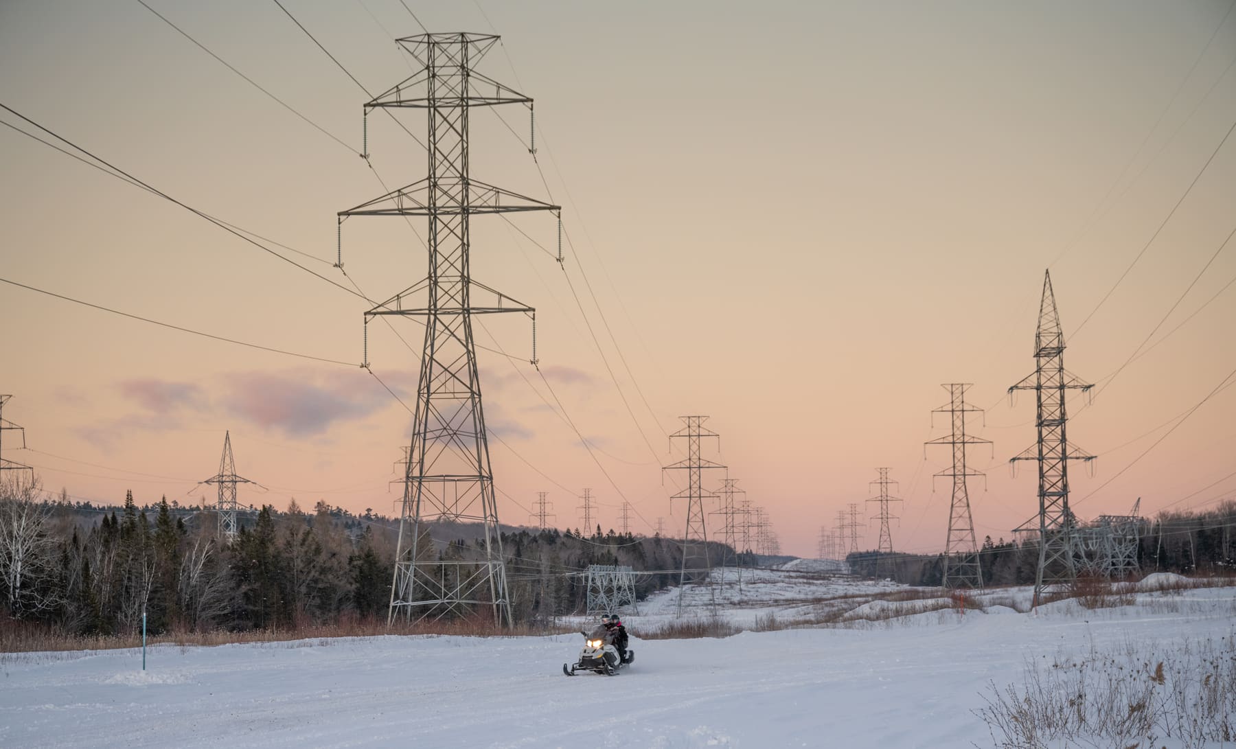 Canadian Infrastructure at Sunset